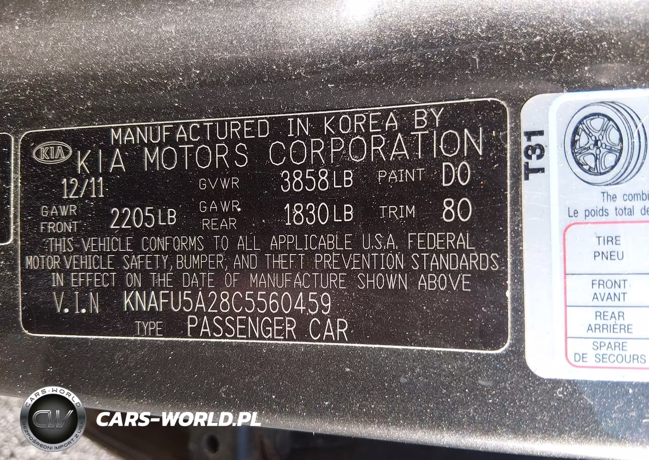 2012 Kia Forte Ex VIN:KNAFU5A28C5560459 - 9
