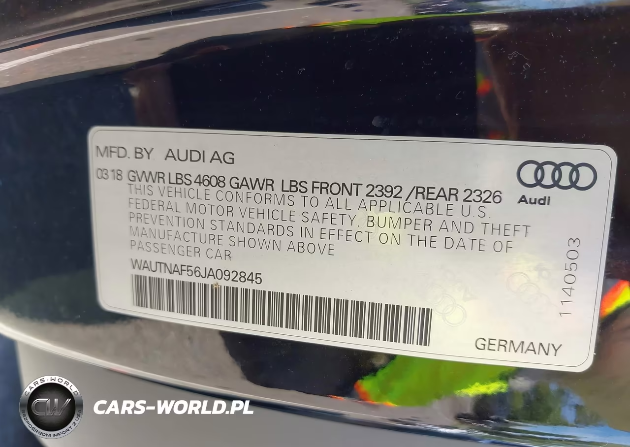 2018 Audi A5 2.0T Premium VIN:WAUTNAF56JA092845 - 9