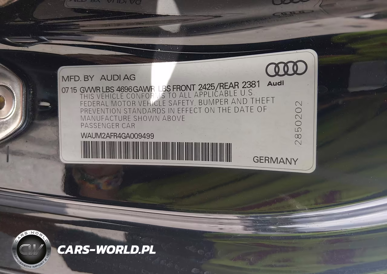 2016 Audi A5 2.0T Premium VIN:WAUM2AFR4GA009499 - 9