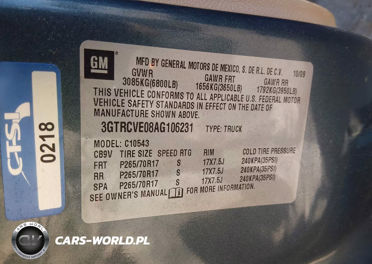 2010 GMC Sierra 1500 Sle VIN:3GTRCVE08AG106231 - 9