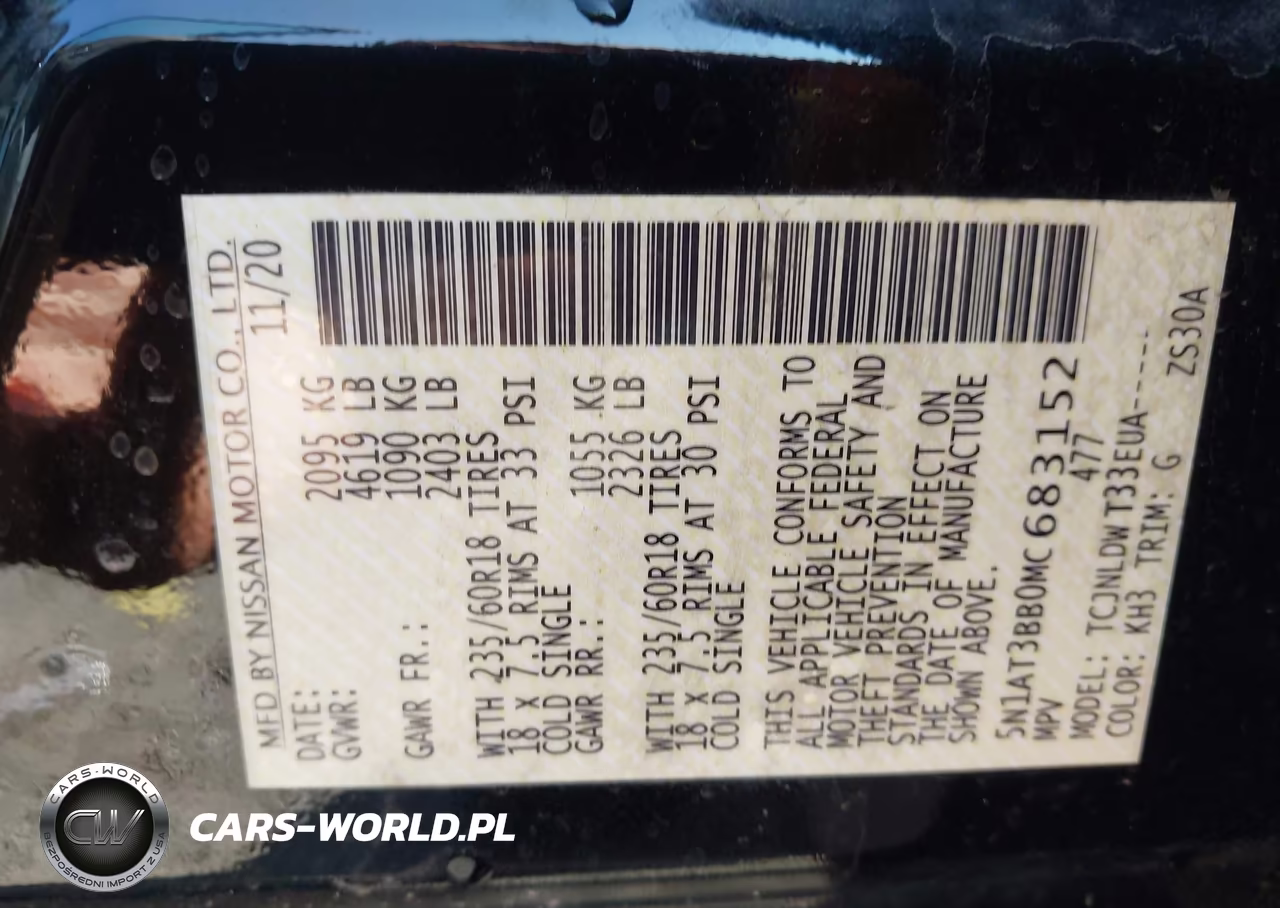 2021 Nissan Rogue Sv Intelligent Awd VIN:5N1AT3BB0MC683152 - 9