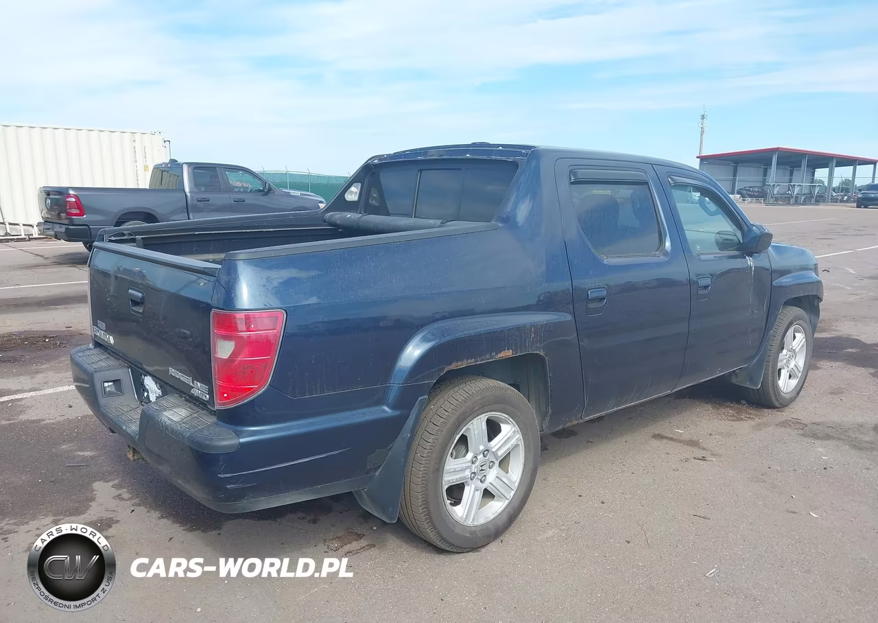 2010 Honda Ridgeline Rtl VIN:5FPYK1F53AB004494 - 4