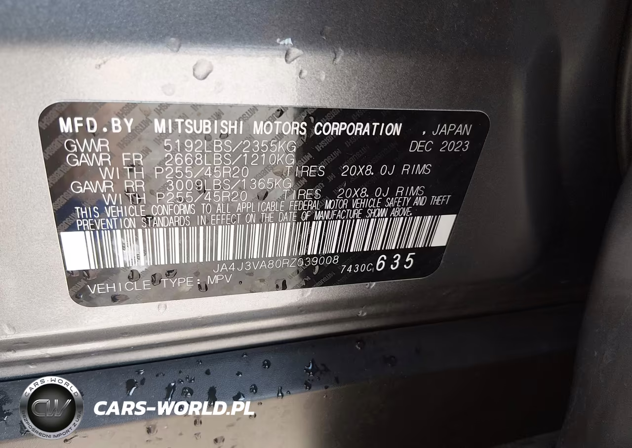 2024 Mitsubishi Outlander Se 2.5 2Wd-Se Black Edition S-Awc-Se Black Edition W-Pano Roof S-Awc VIN:JA4J3VA80RZ039008 - 9