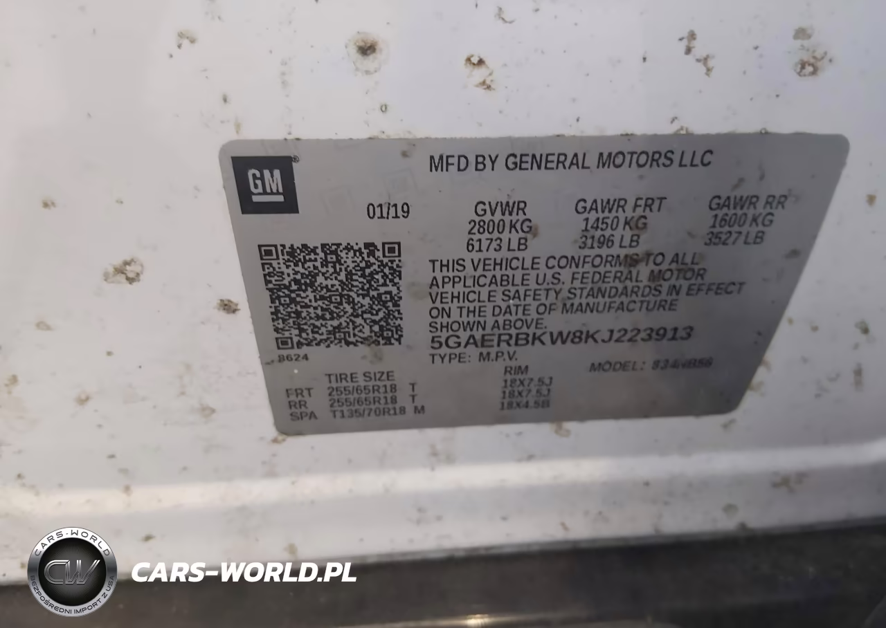 2019 Buick Enclave Fwd Essence VIN:5GAERBKW8KJ223913 - 9