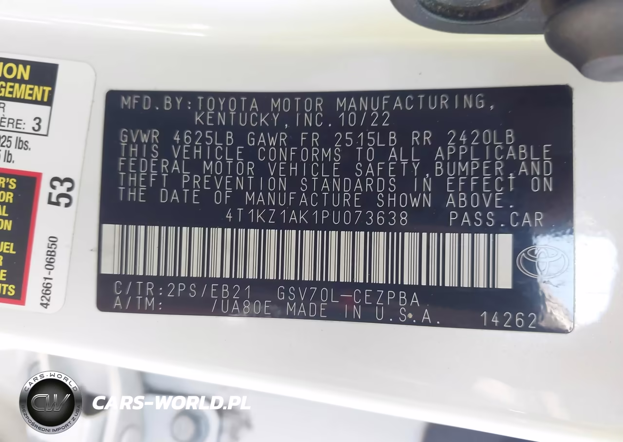 2023 Toyota Camry Trd VIN:4T1KZ1AK1PU073638 - 9