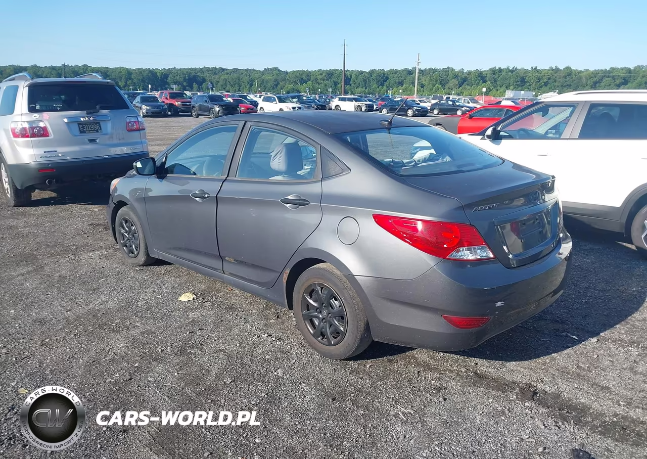 2012 Hyundai Accent Gls VIN:KMHCT4AE8CU051583 - 3