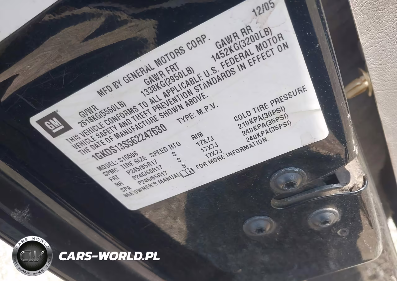 2006 GMC Envoy Slt VIN:1GKDS13S562247630 - 9