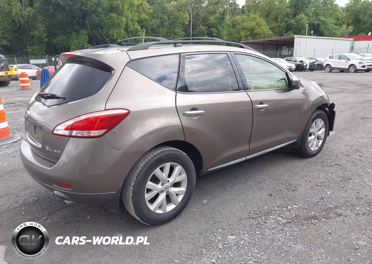2012 Nissan Murano Sl VIN:JN8AZ1MW3CW227560 - 4