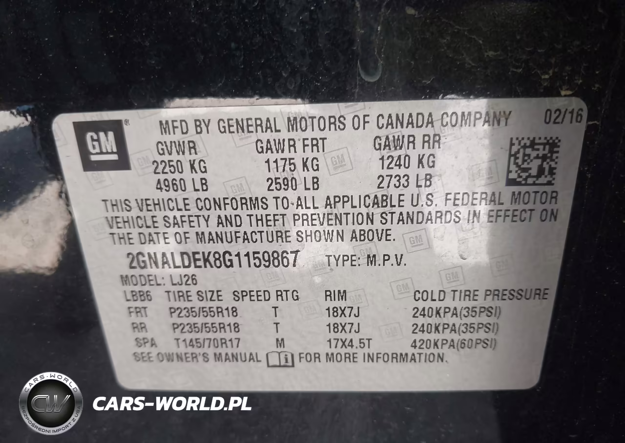 2016 Chevrolet Equinox Ltz VIN:2GNALDEK8G1159867 - 9
