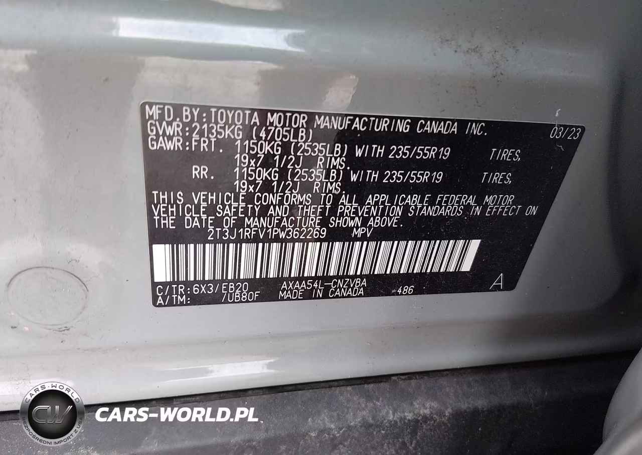 2023 Toyota Rav4 Adventure VIN:2T3J1RFV1PW362269 - 9