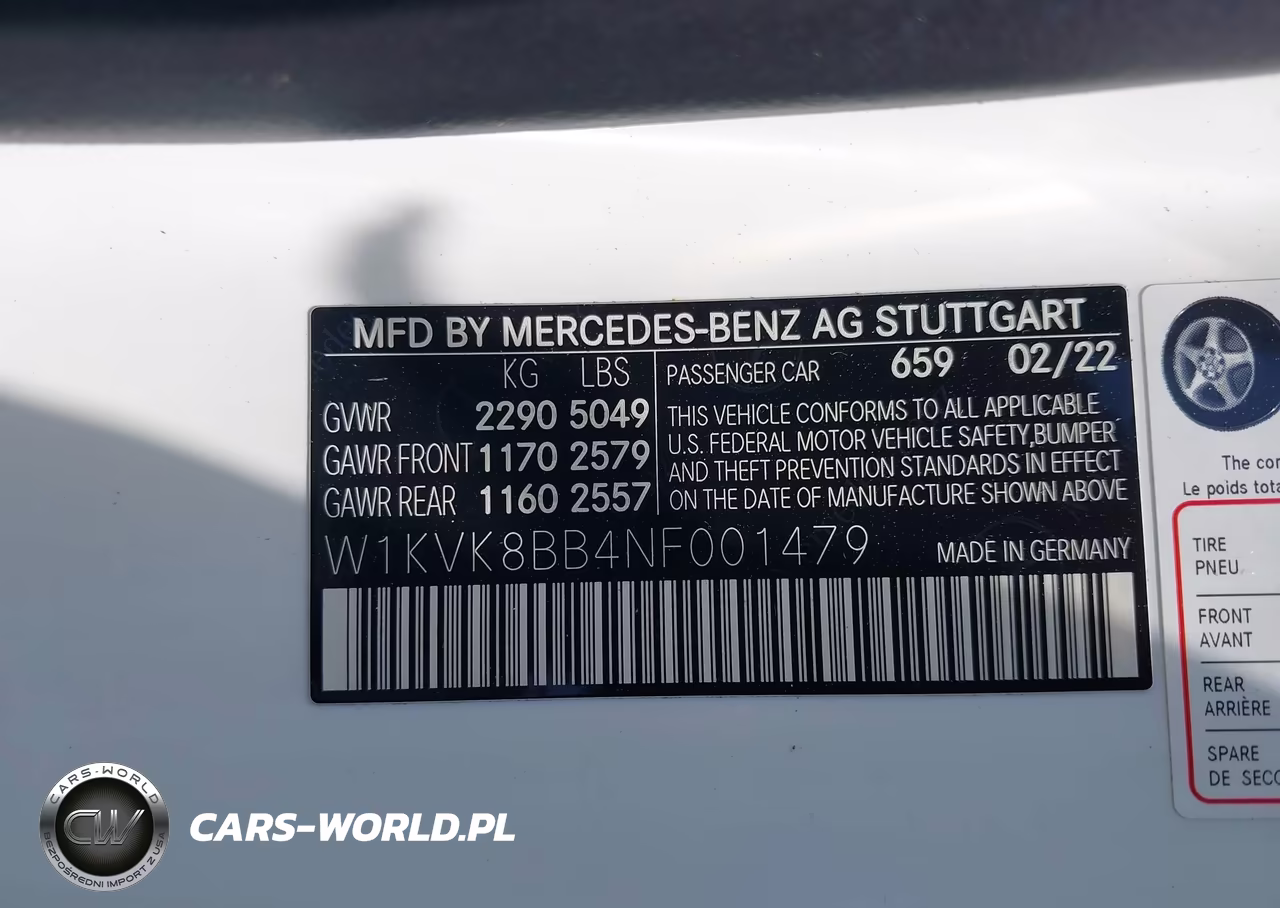 2022 Mercedes-Benz Amg Sl 63 4Matic VIN:W1KVK8BB4NF001479 - 9