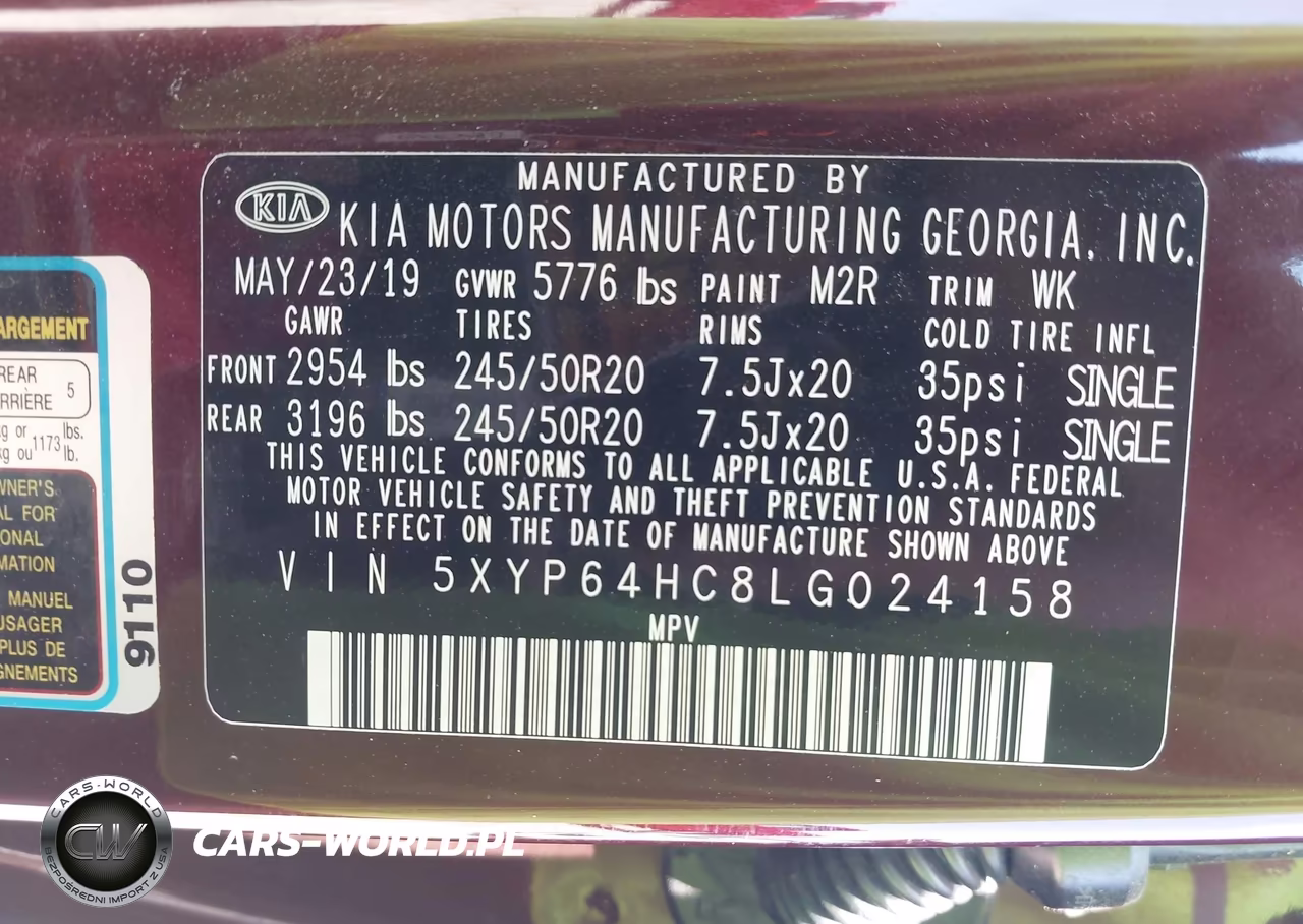 2020 Kia Telluride S VIN:5XYP64HC8LG024158 - 9