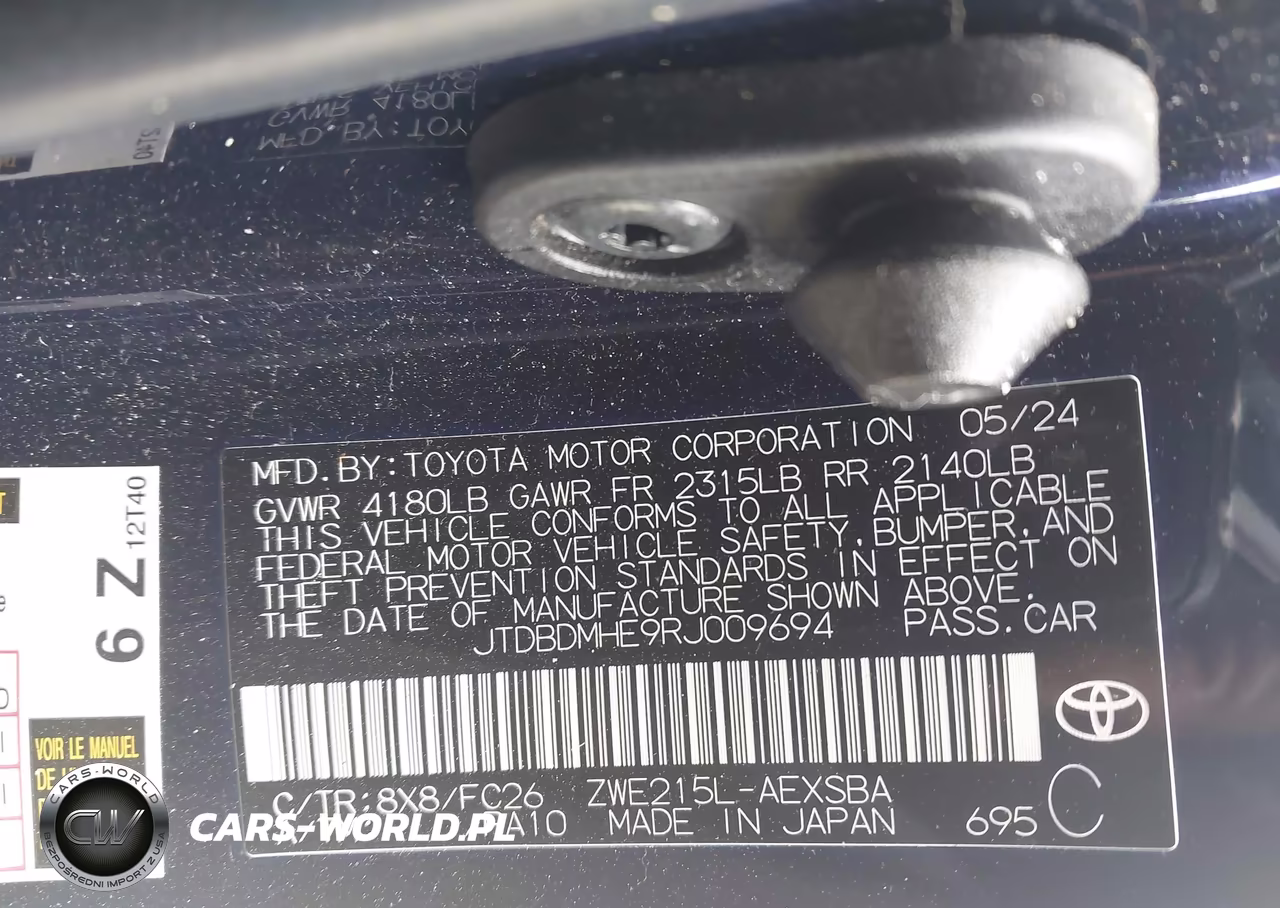 2024 Toyota Corolla Hybrid Se VIN:JTDBDMHE9RJ009694 - 9