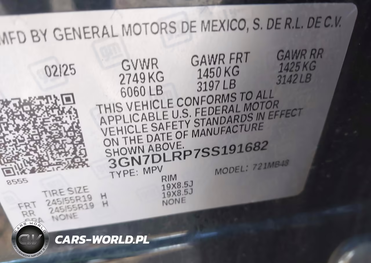 2025 Chevrolet Equinox Ev Lt VIN:3GN7DLRP7SS191682 - 9