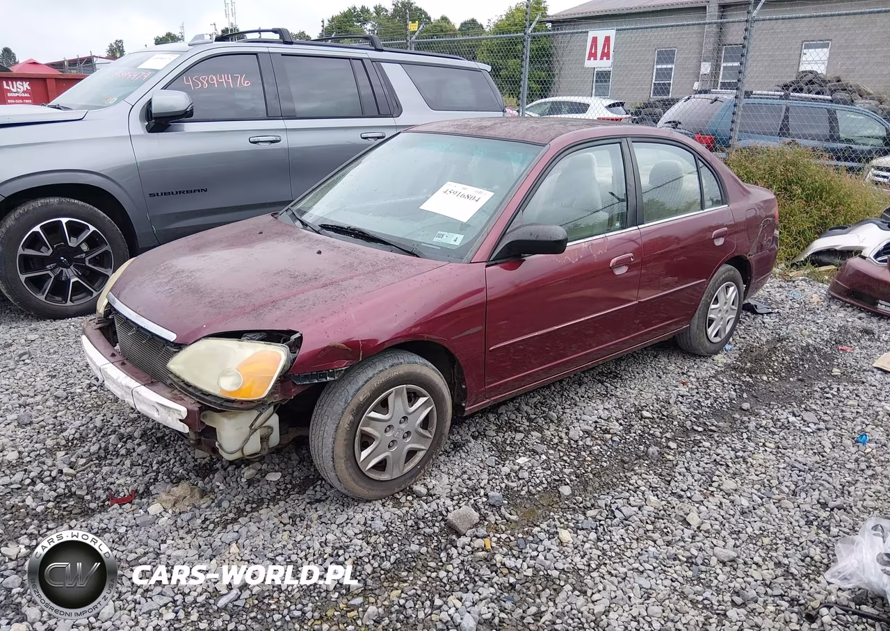 2003 Honda Civic Lx VIN:1HGES16523L003639 - 2