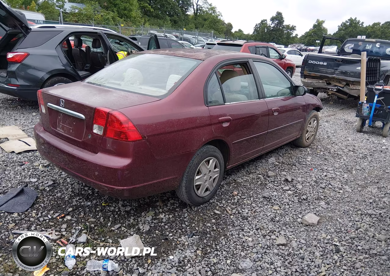 2003 Honda Civic Lx VIN:1HGES16523L003639 - 4