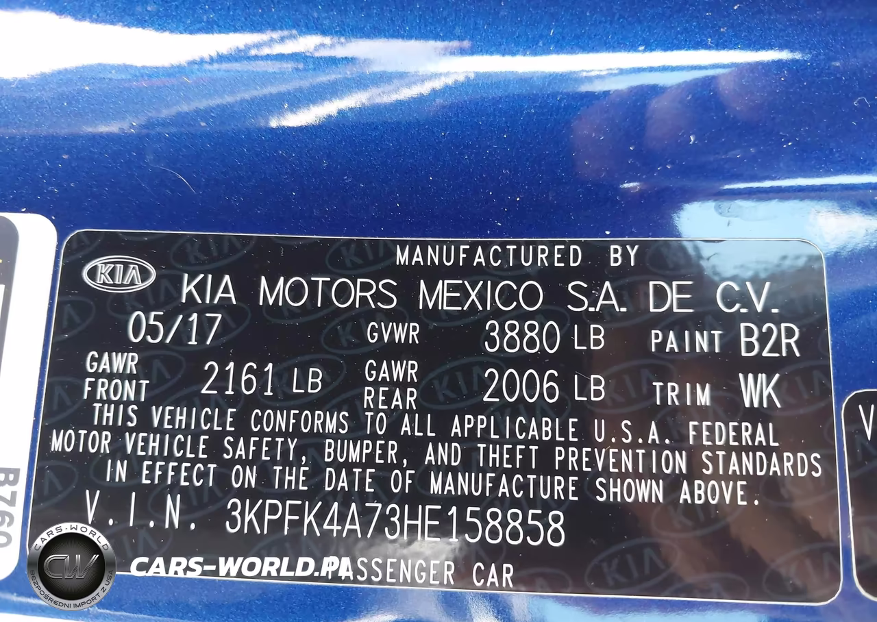 2017 Kia Forte Lx VIN:3KPFK4A73HE158858 - 9