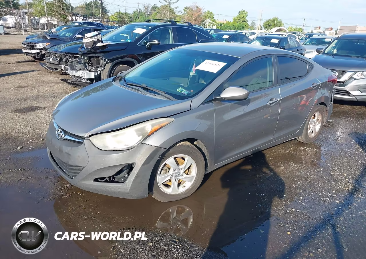 2014 Hyundai Elantra Se VIN:5NPDH4AE0EH455453 - 2