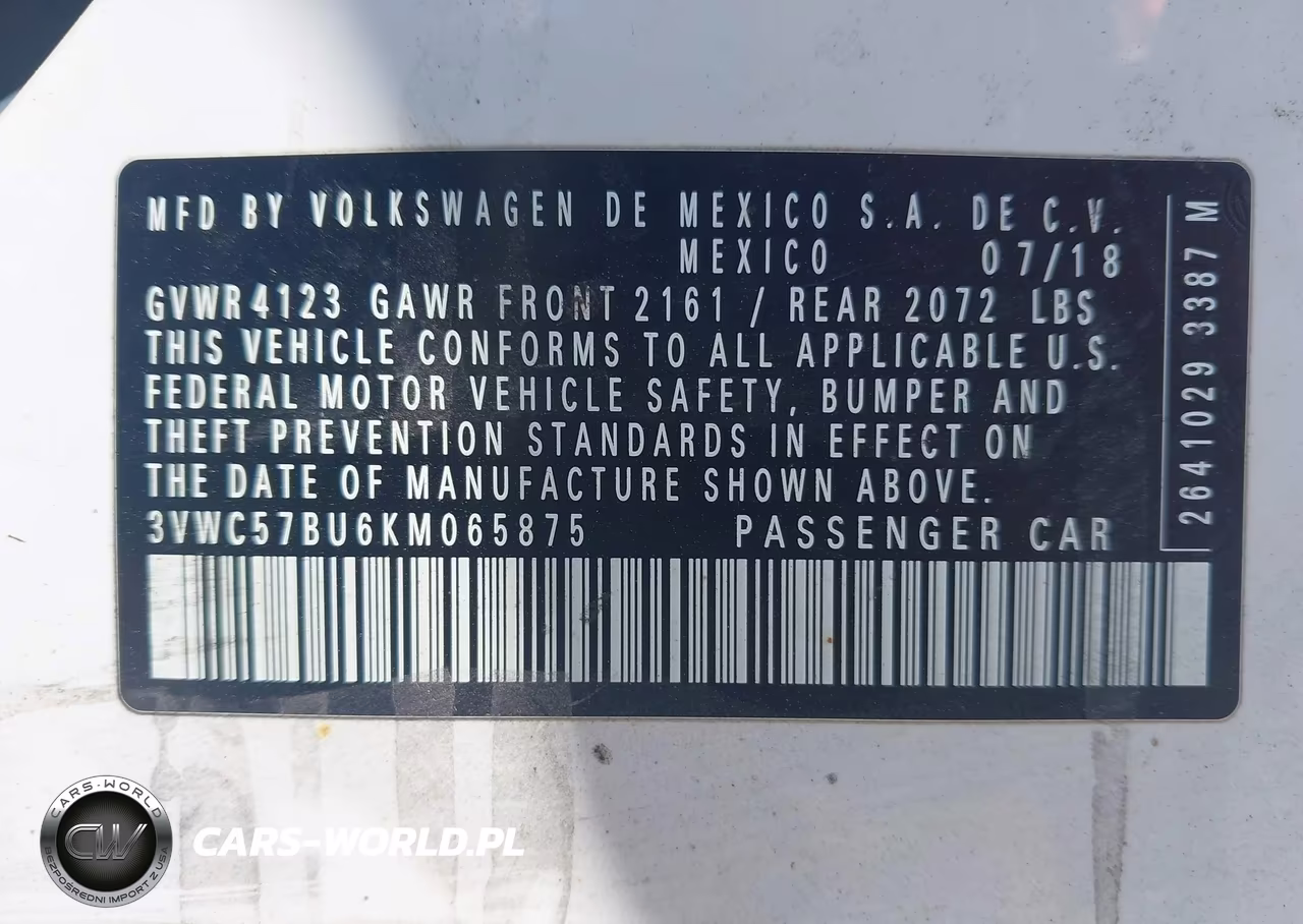 2019 Volkswagen Jetta 1.4T R-Line-1.4T S-1.4T Se VIN:3VWC57BU6KM065875 - 9