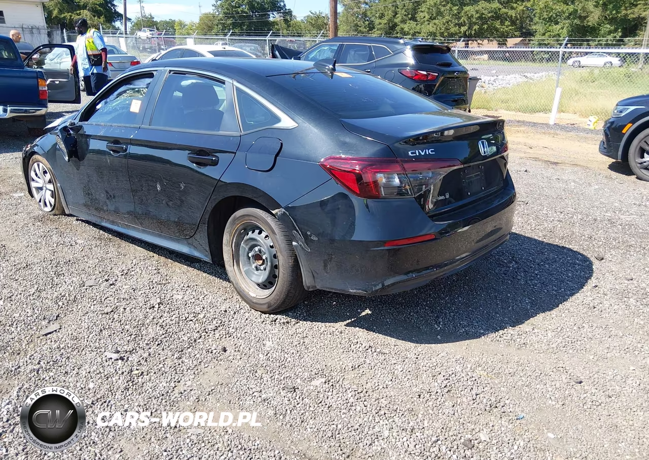 2026 Honda Civic Lx VIN:2HGFE2F22TH506544 - 3