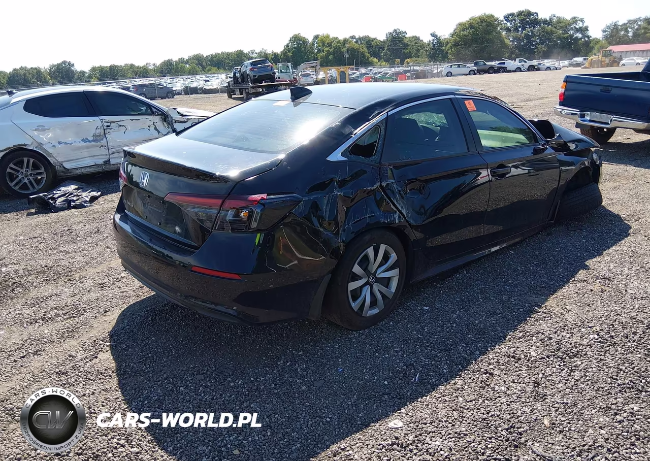 2026 Honda Civic Lx VIN:2HGFE2F22TH506544 - 4