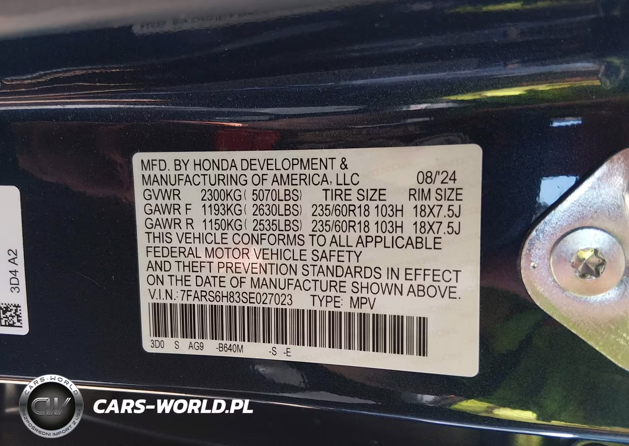 2025 Honda Cr-V Hybrid Sport-L VIN:7FARS6H83SE027023 - 9