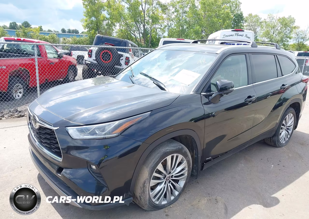2025 Toyota Highlander Hybrid Platinum VIN:5TDEBRCH9SS655621 - 2