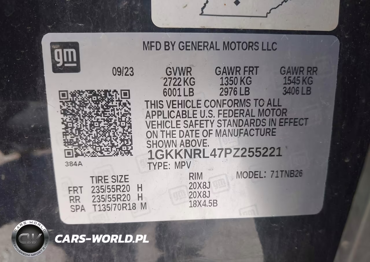 2023 GMC Acadia Awd Sle VIN:1GKKNRL47PZ255221 - 9