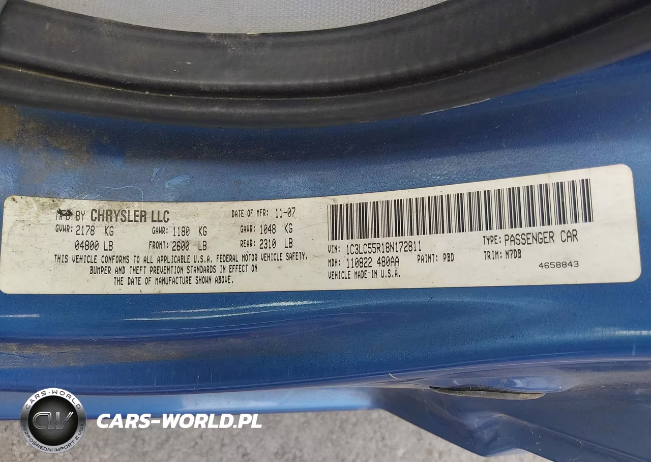 2008 Chrysler Sebring Touring VIN:1C3LC55R18N172811 - 9