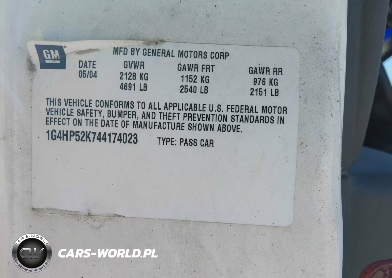 2004 Buick Lesabre Custom VIN:1G4HP52K744174023 - 9