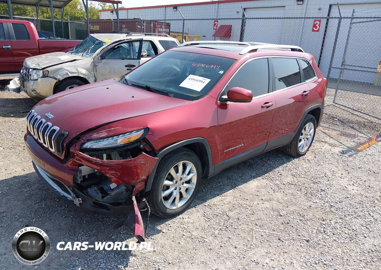 2016 Jeep Cherokee Limited VIN:1C4PJMDB2GW260387 - 2