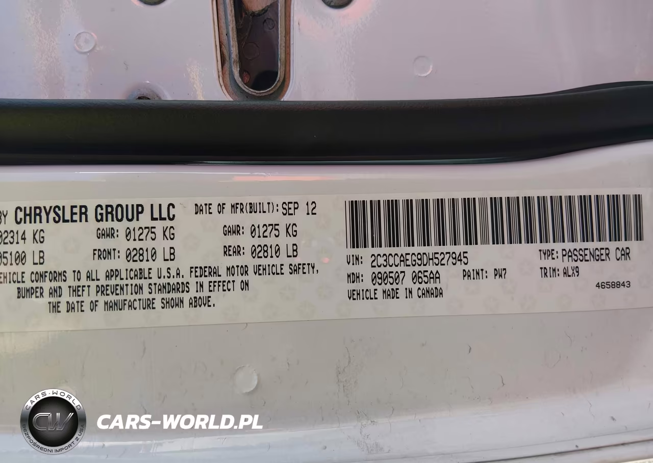 2013 Chrysler 300C VIN:2C3CCAEG9DH527945 - 9