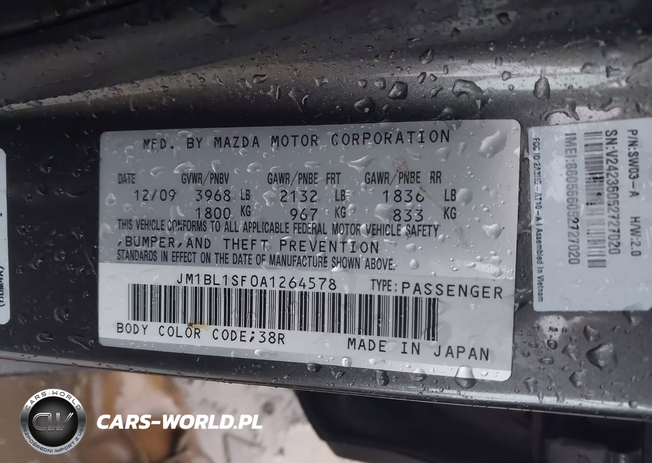 2010 Mazda Mazda3 I Touring VIN:JM1BL1SF0A1264578 - 9