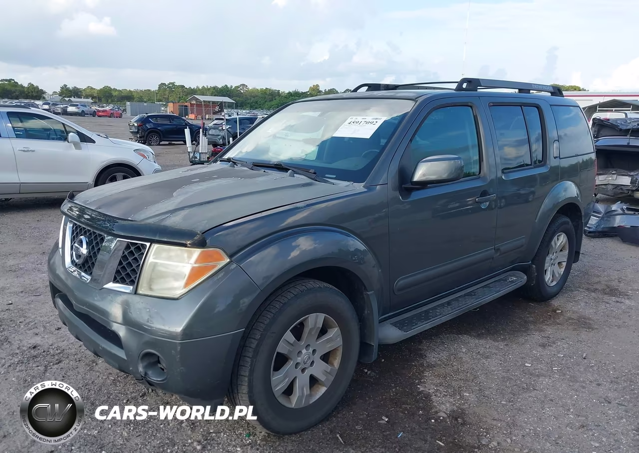 2005 Nissan Pathfinder Se VIN:5N1AR18U55C721410 - 2