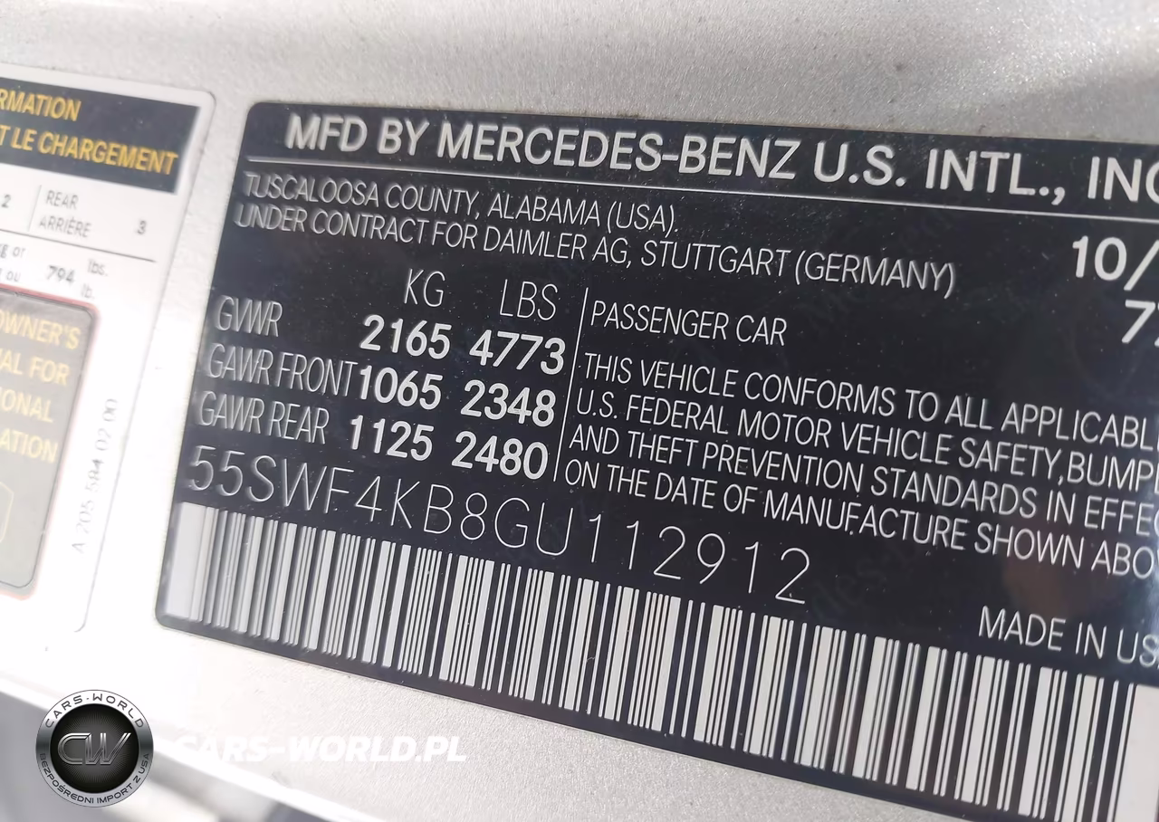 2016 Mercedes-Benz C 300 4Matic VIN:55SWF4KB8GU112912 - 9