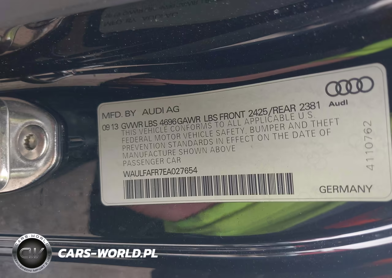 2014 Audi A5 2.0T Premium VIN:WAULFAFR7EA027654 - 9
