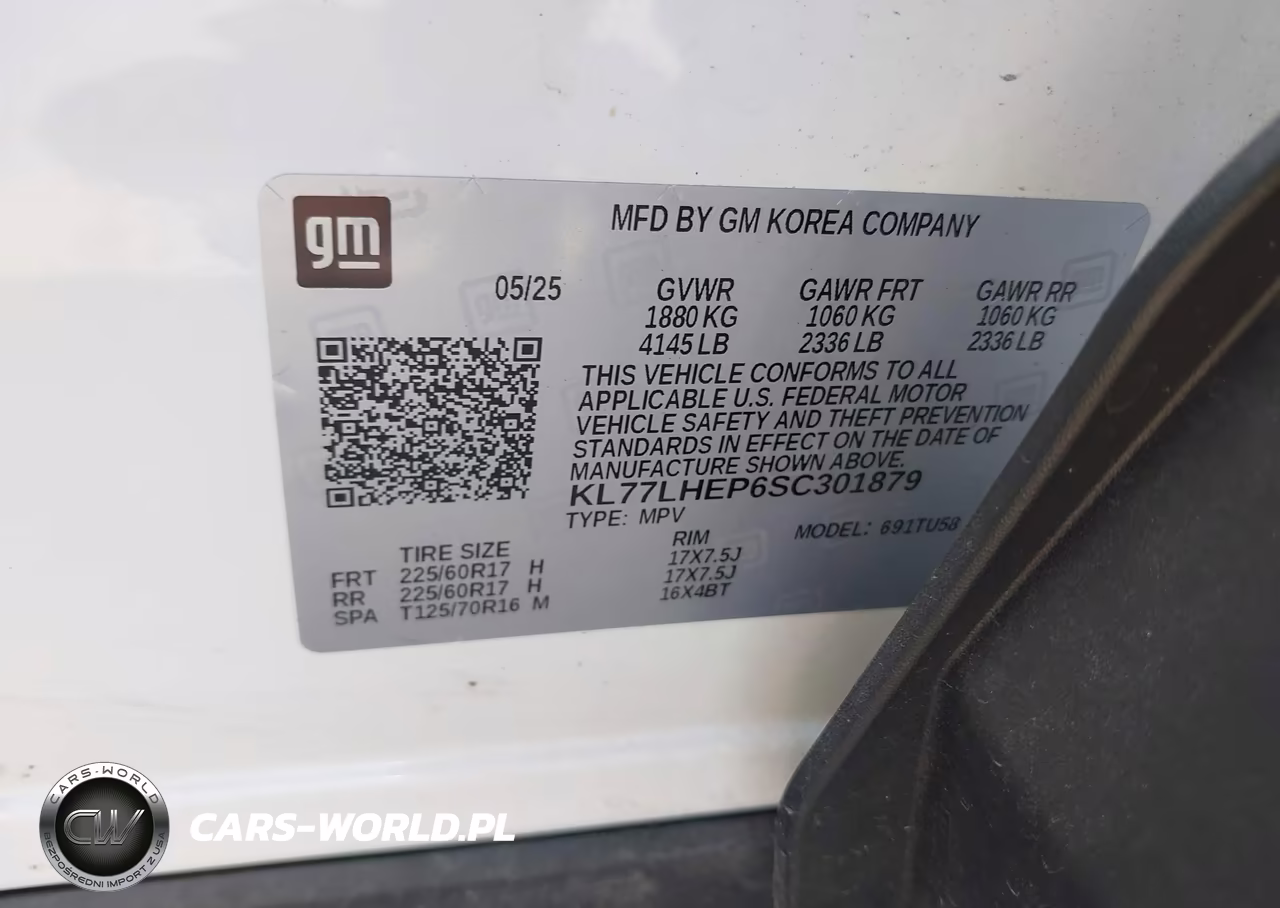 2025 Chevrolet Trax Fwd Lt VIN:KL77LHEP6SC301879 - 9