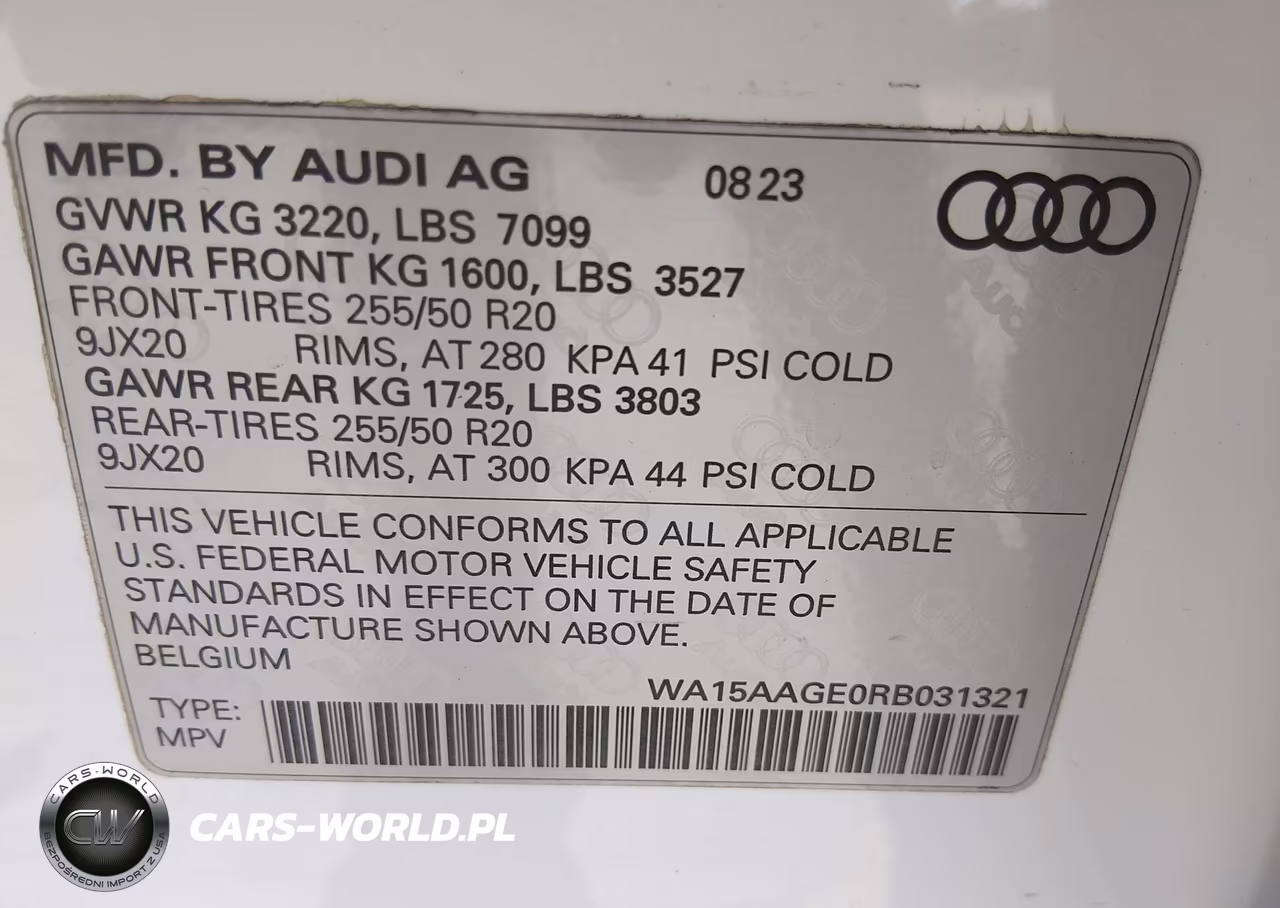 2024 Audi Q8 E-Tron Premium Plus Quattro VIN:WA15AAGE0RB031321 - 9