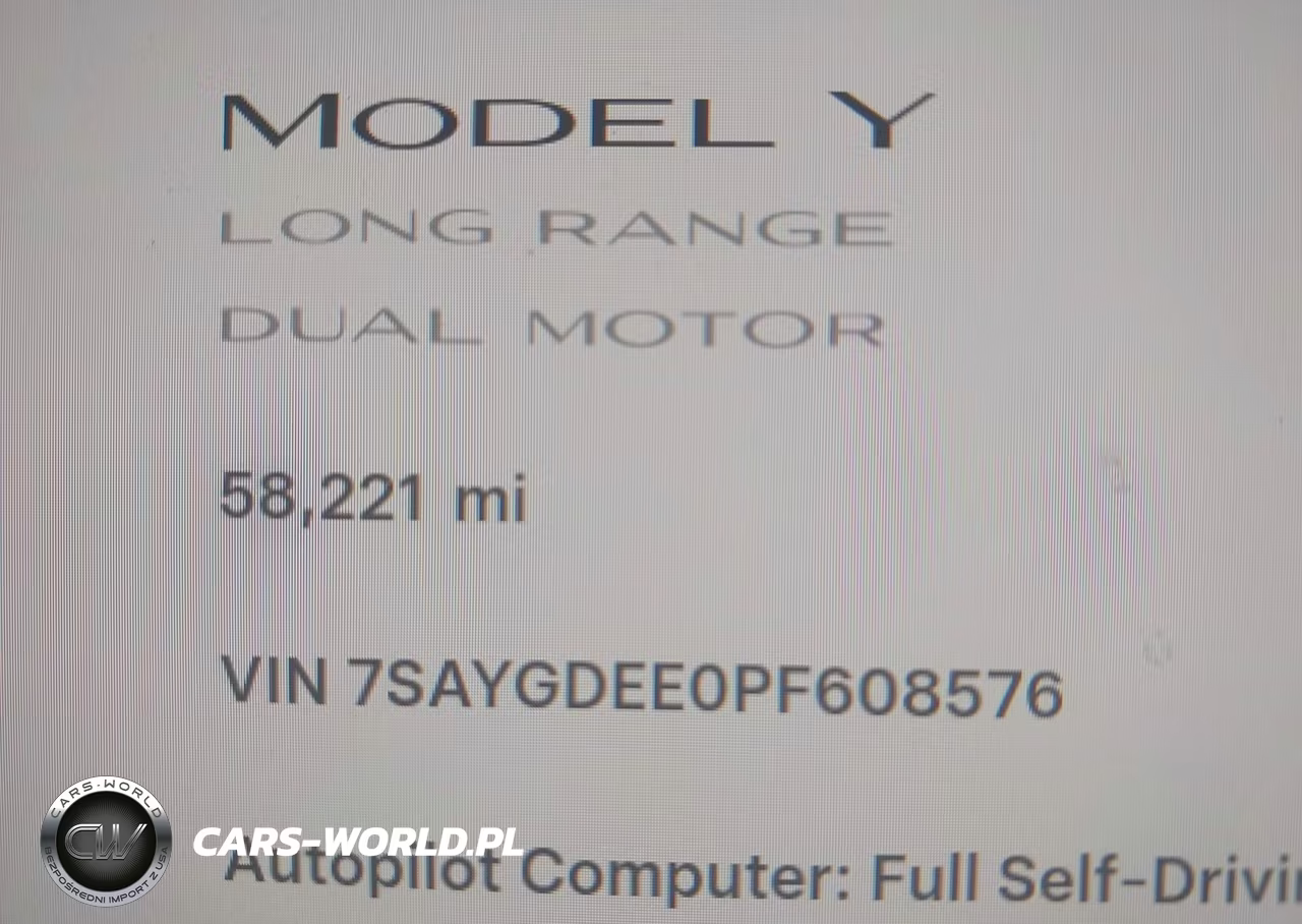 2023 Tesla Model Y Awd-Long Range Dual Motor All-Wheel Drive VIN:7SAYGDEE0PF608576 - 15