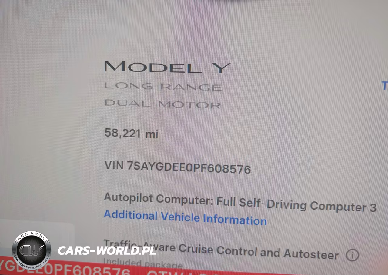 2023 Tesla Model Y Awd-Long Range Dual Motor All-Wheel Drive VIN:7SAYGDEE0PF608576 - 7
