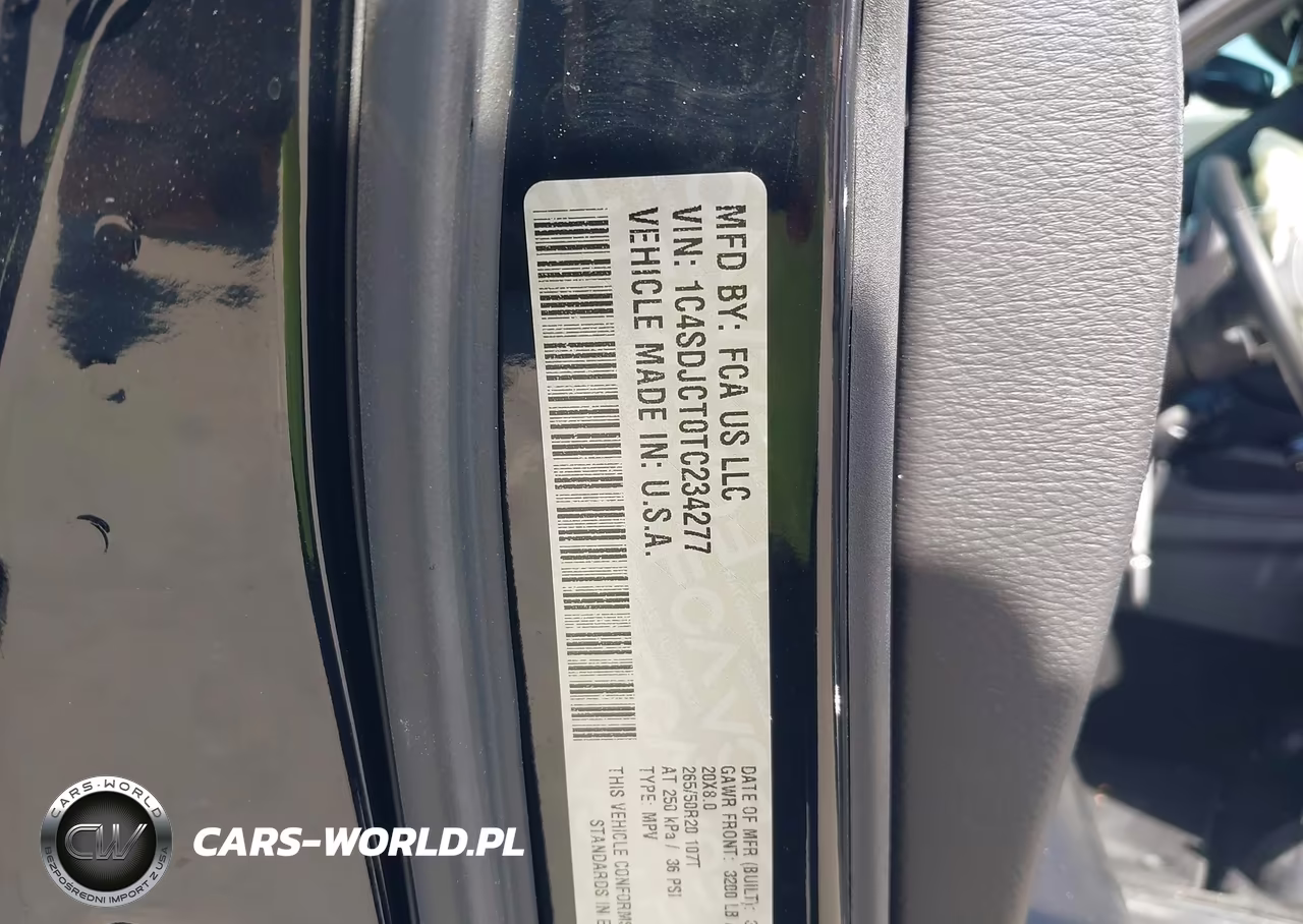 2026 Dodge Durango Gt Awd Hemi??V8 VIN:1C4SDJCT0TC234277 - 9