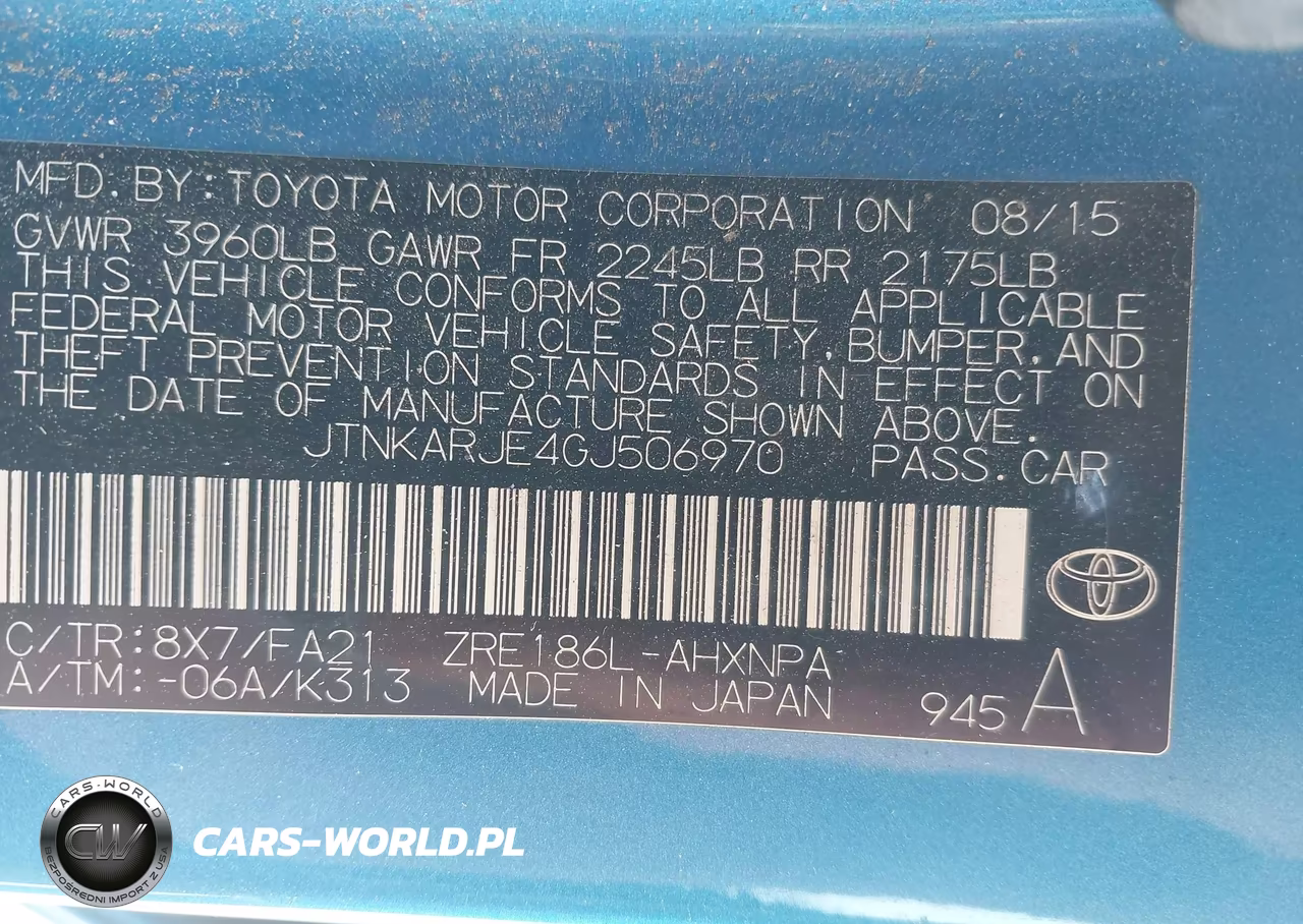 2016 Scion Im VIN:JTNKARJE4GJ506970 - 9