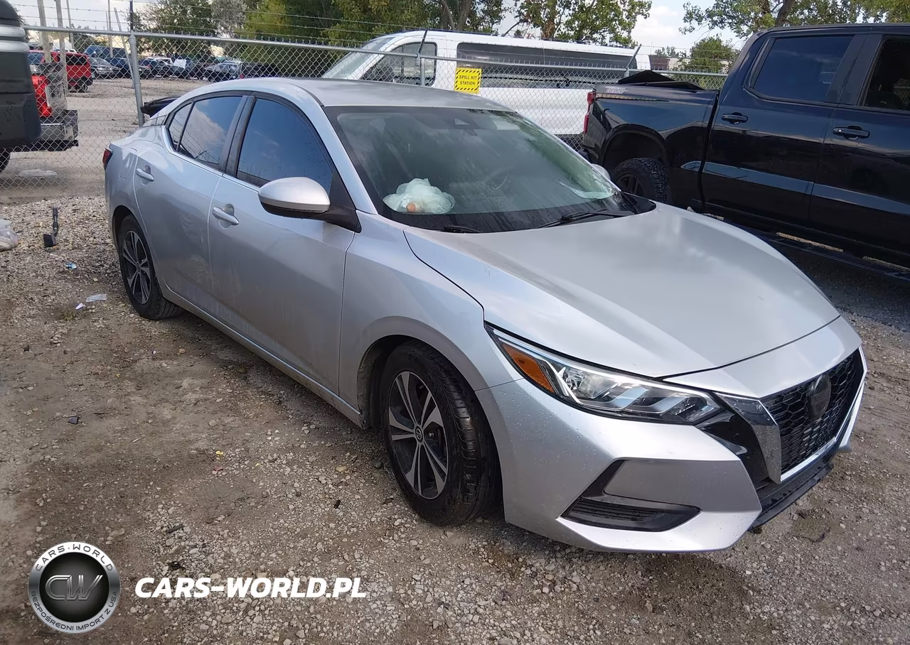 2021 Nissan Sentra Sv Xtronic Cvt VIN:3N1AB8CVXMY238795 - 1