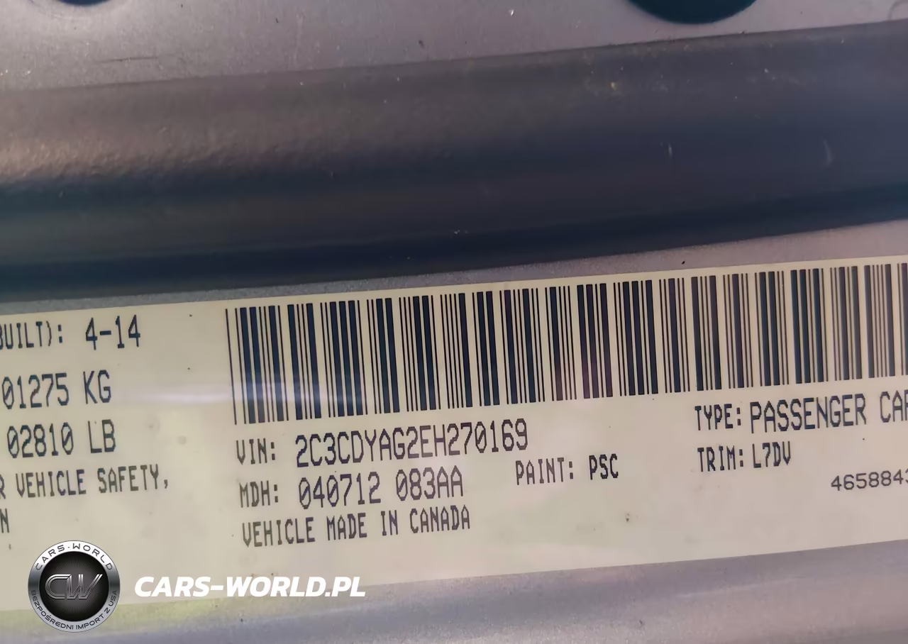 2014 Dodge Challenger Sxt VIN:2C3CDYAG2EH270169 - 9