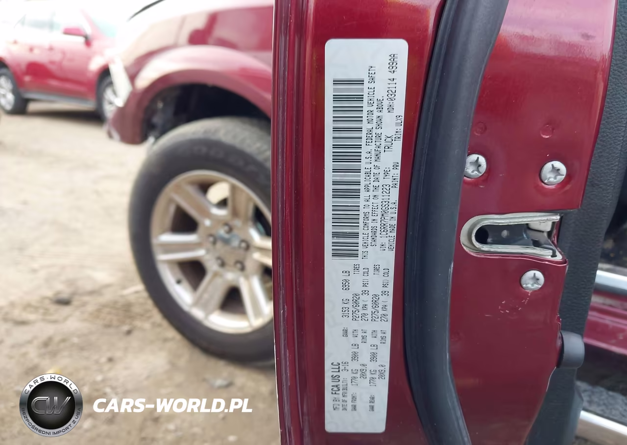 2016 Ram 1500 Longhorn Limited VIN:1C6RR7PM0GS311223 - 9