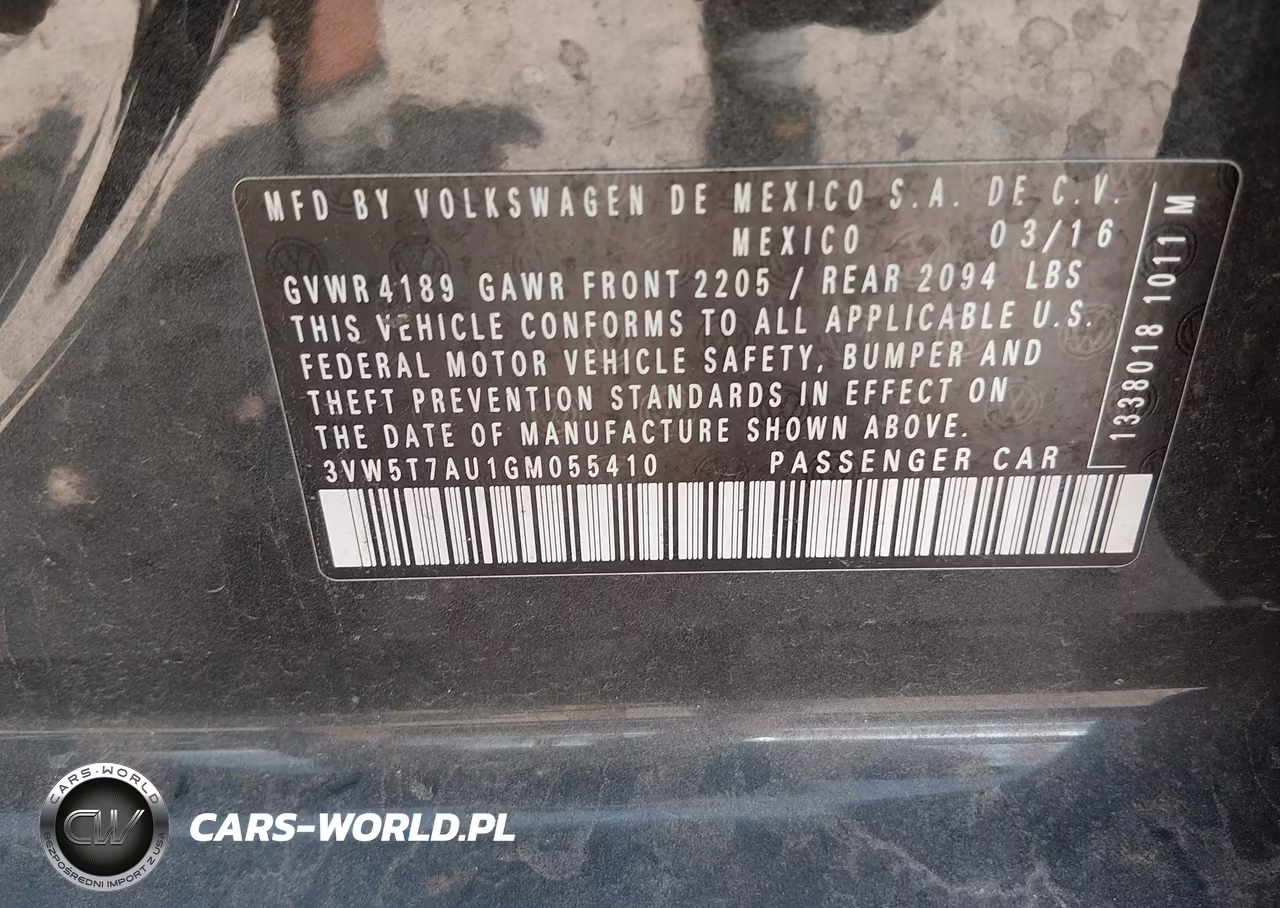 2016 Volkswagen Golf Gti S 4-Door VIN:3VW5T7AU1GM055410 - 9