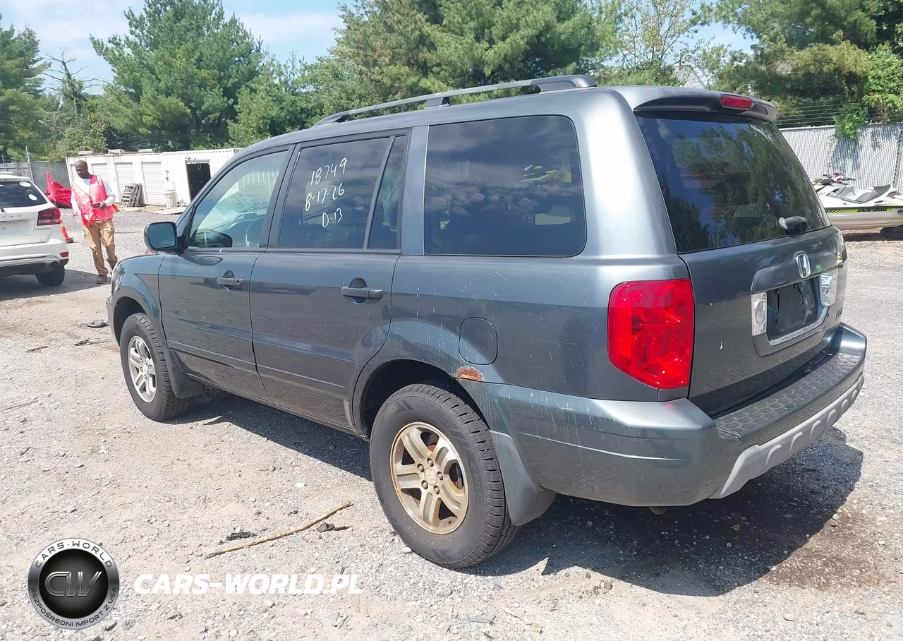 2003 Honda Pilot Exl VIN:2HKYF18613H613896 - 3