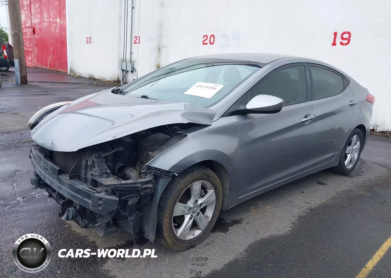 2012 Hyundai Elantra Gls (Ulsan Plant) VIN:KMHDH4AEXCU315585 - 2