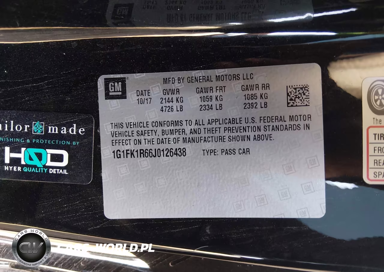 2018 Chevrolet Camaro Zl1 VIN:1G1FK1R66J0126438 - 9