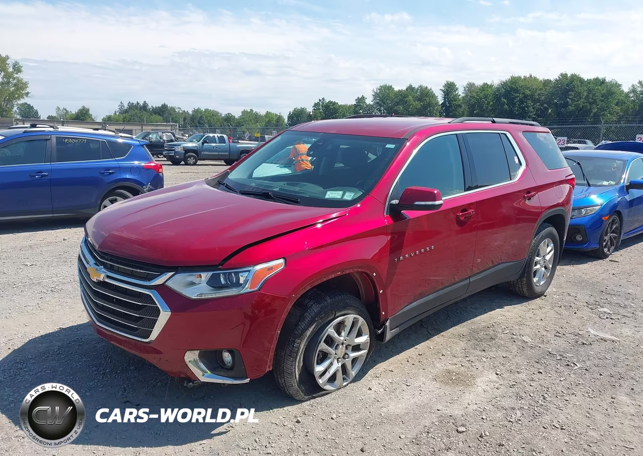 2021 Chevrolet Traverse Awd Lt Cloth VIN:1GNEVGKWXMJ224224 - 2